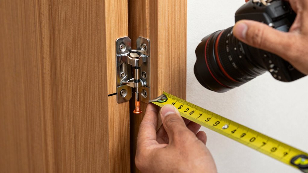 adjust hinges for smooth operation