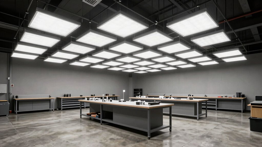 adjust lights for even illumination