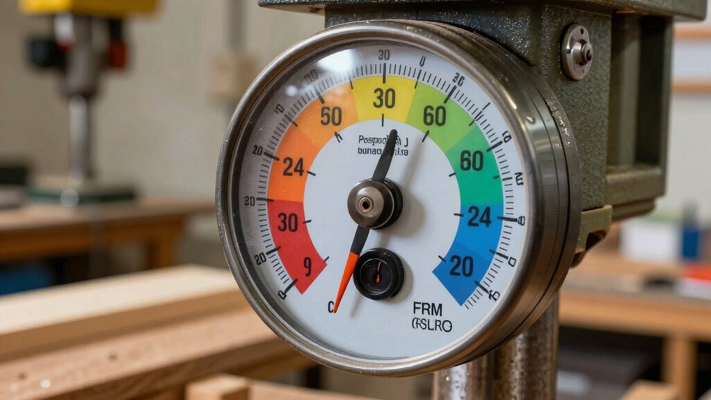 adjust speed maintain drill