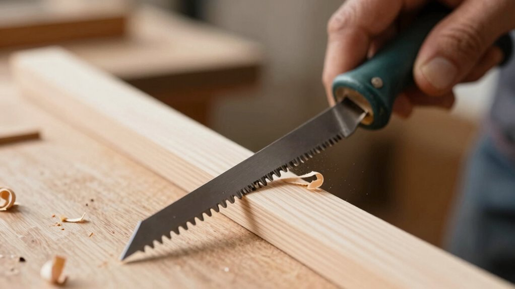 adjust tension and blade choice