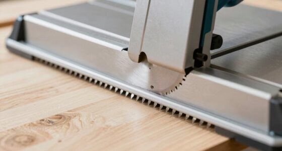 adjusting blade for cleanliness