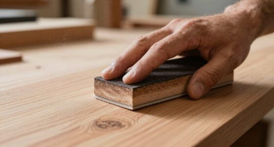 apply minimal pressure sanding