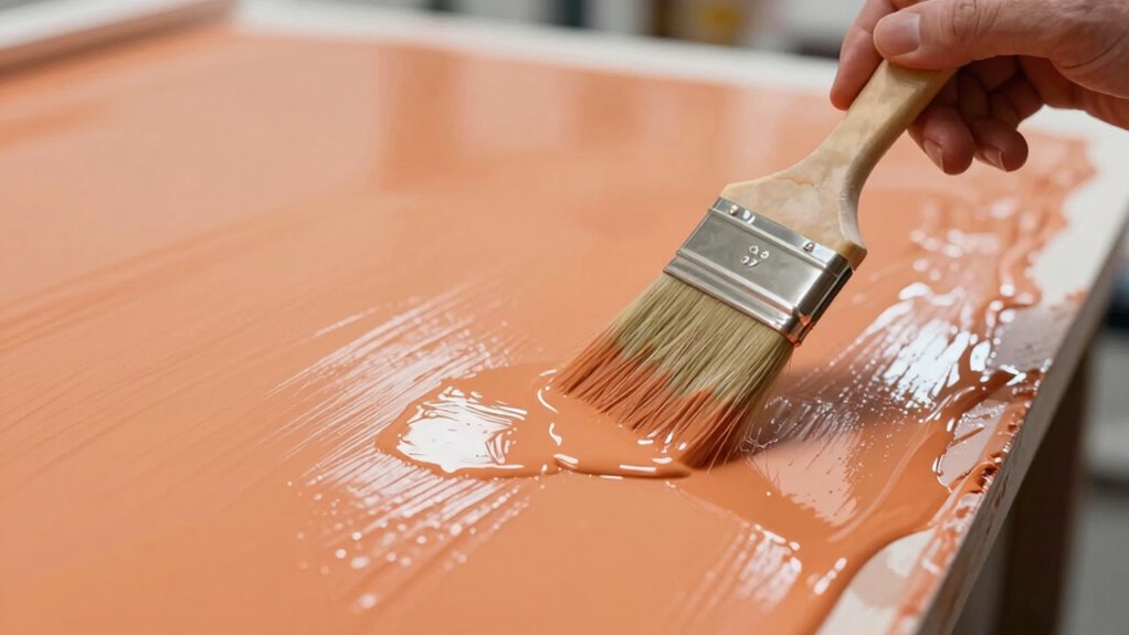 apply thin even coats