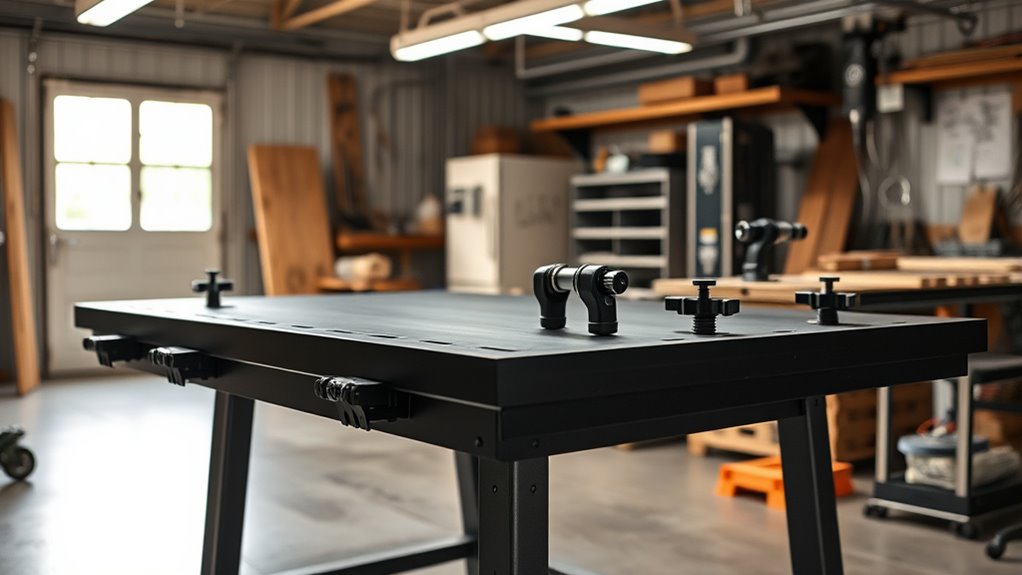 assembly table clamping considerations
