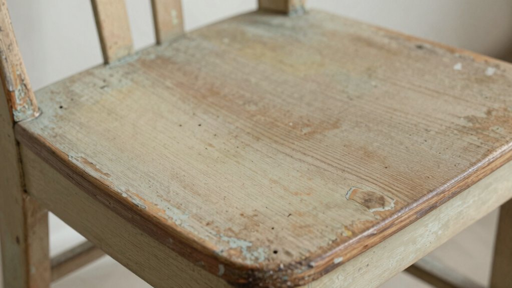 assessing furniture finish condition