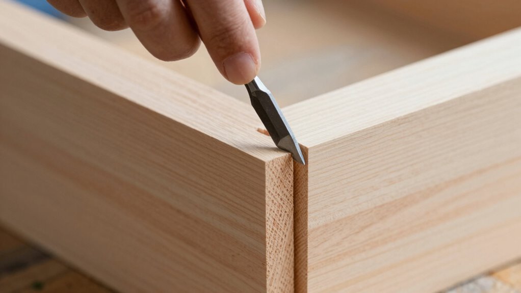 avoid misaligned corner joints