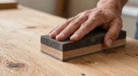 block sanding outperforms fingers