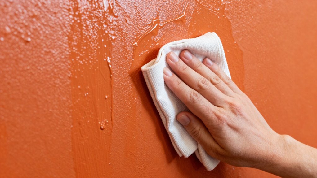 blot smooth blend carefully