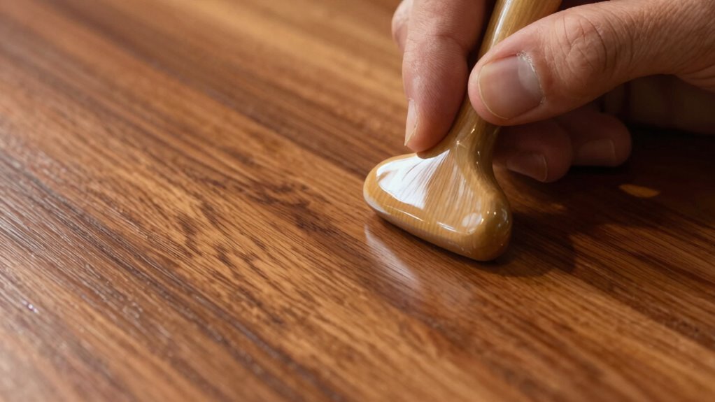 burnishing creates smoother finish