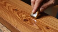 burnishing creates smoother wood