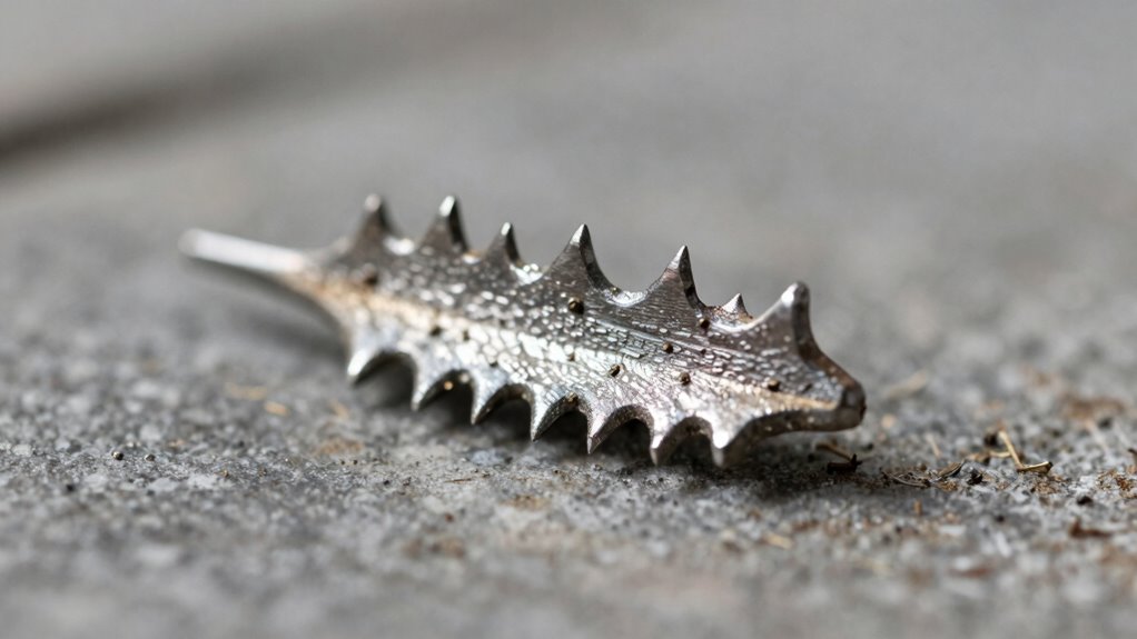 burrs indicate material removal