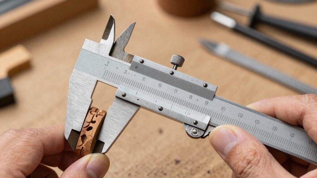 caliper calibration and handling