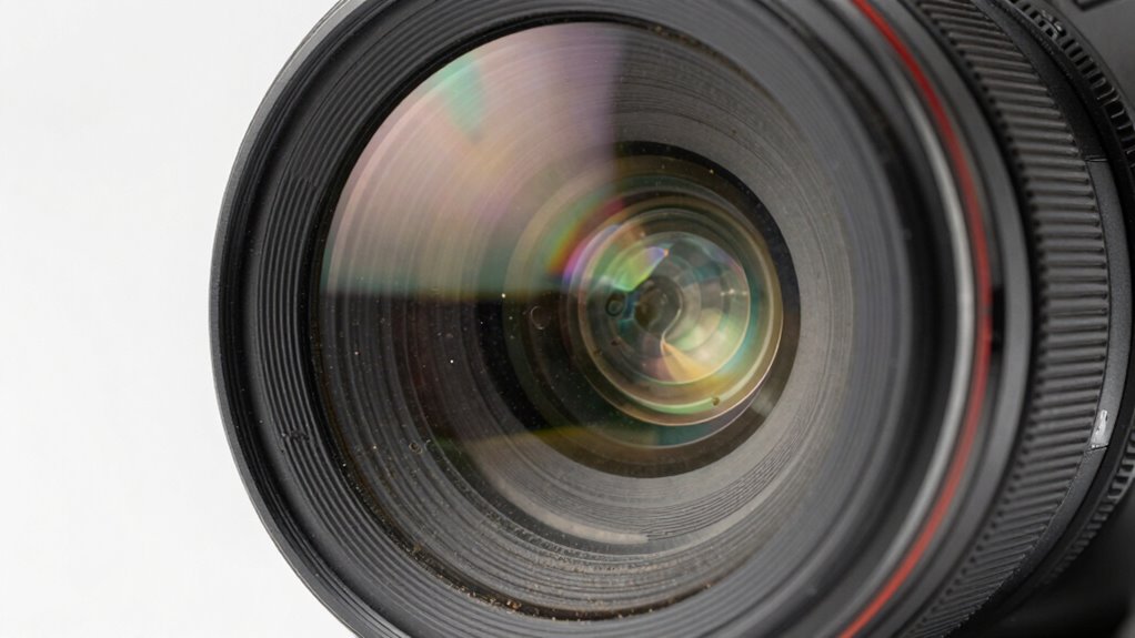 check for lens contamination