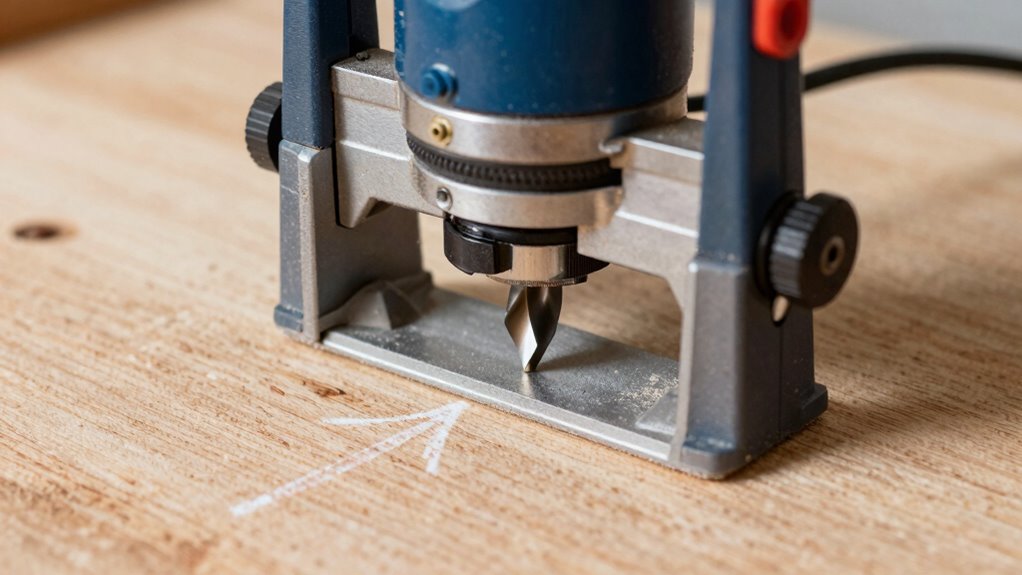 check router feed direction