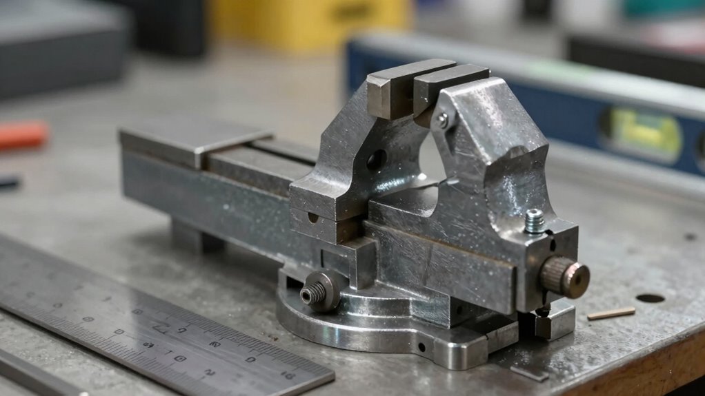 check vise jaw alignment