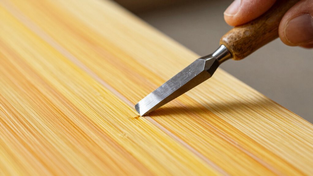 chisel angle impacts fiber integrity