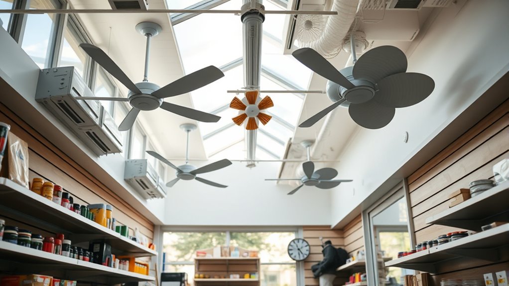 choose efficient suitable ventilation