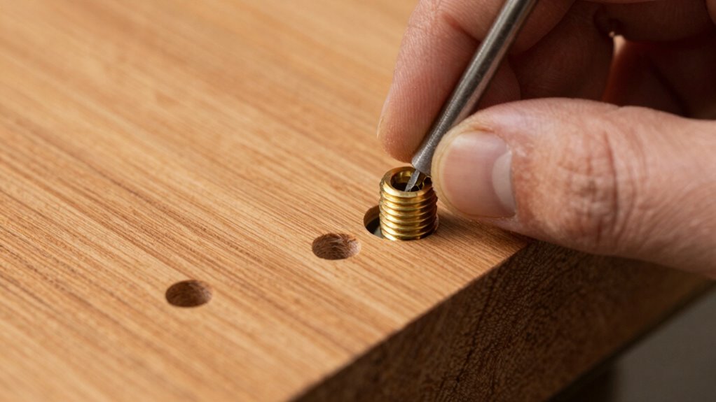 choose suitable threaded insert