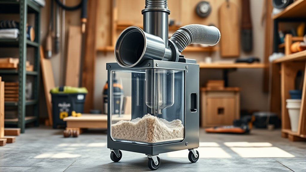 choosing efficient small shop dust collector