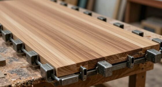 clamp panels flat properly