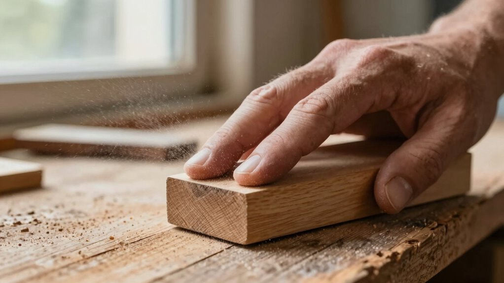 consistent pressure proper grit