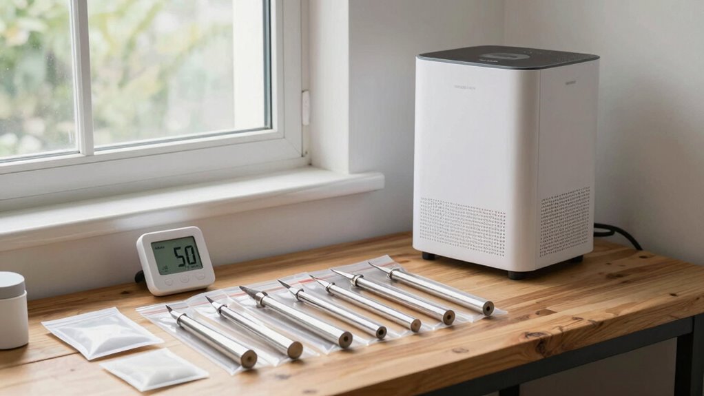 control humidity to prevent rust