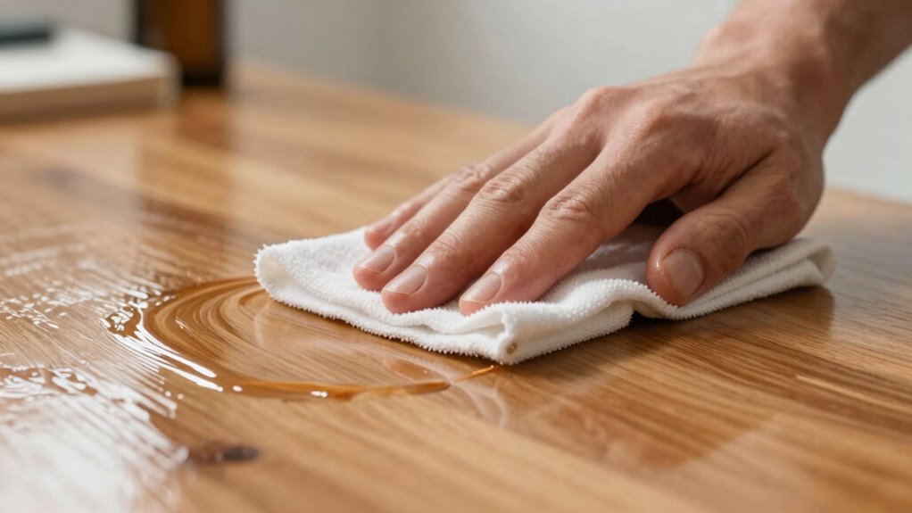 control timing surface preparation