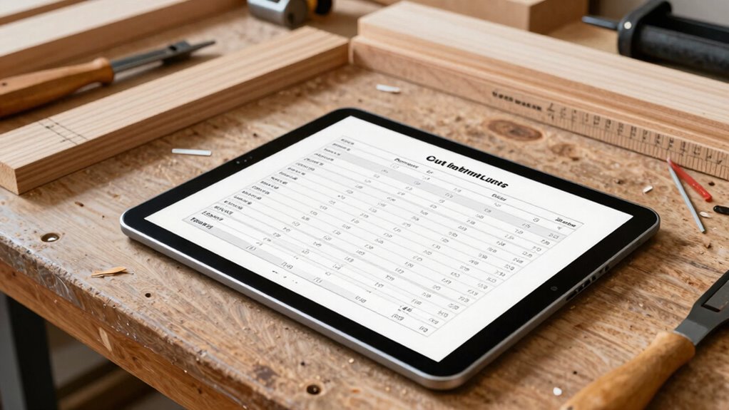 detailed woodworking project planning