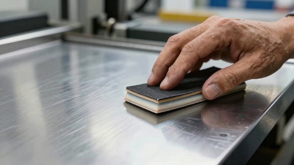 eliminating mill marks quickly