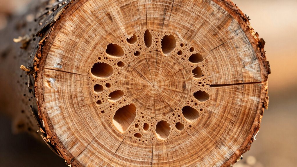 end grain moisture absorption