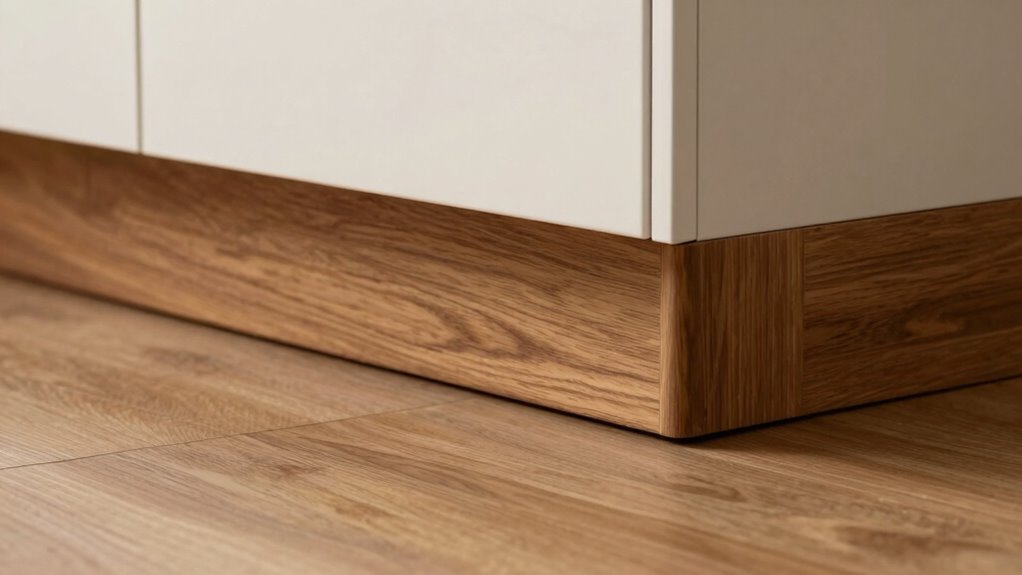 enhance cabinets with custom toe kicks