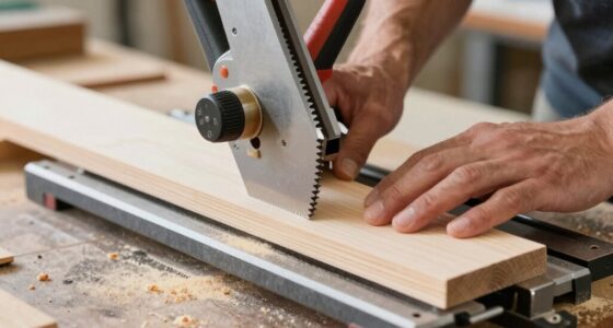 ensure proper blade alignment