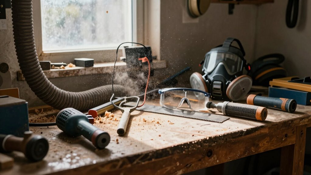 ensure proper ventilation and ppe