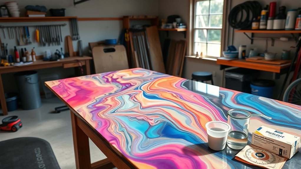 epoxy pour considerations