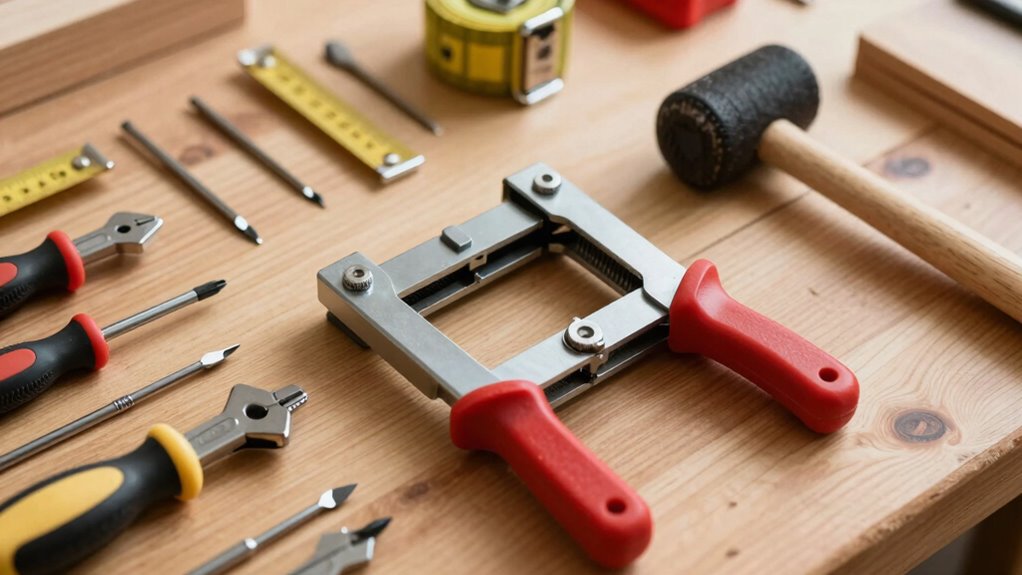 essential clamping and measuring tools