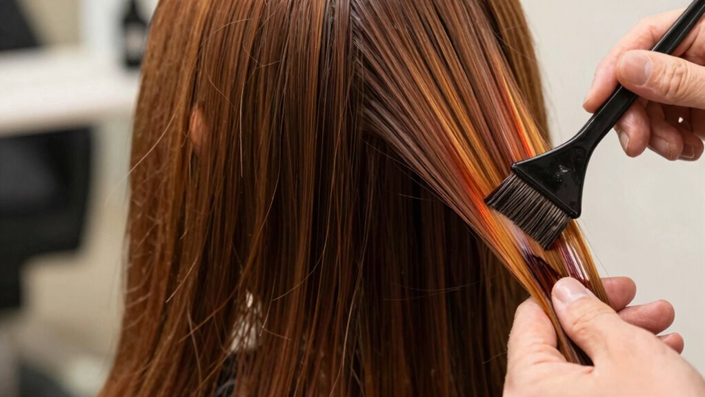 even careful dye application