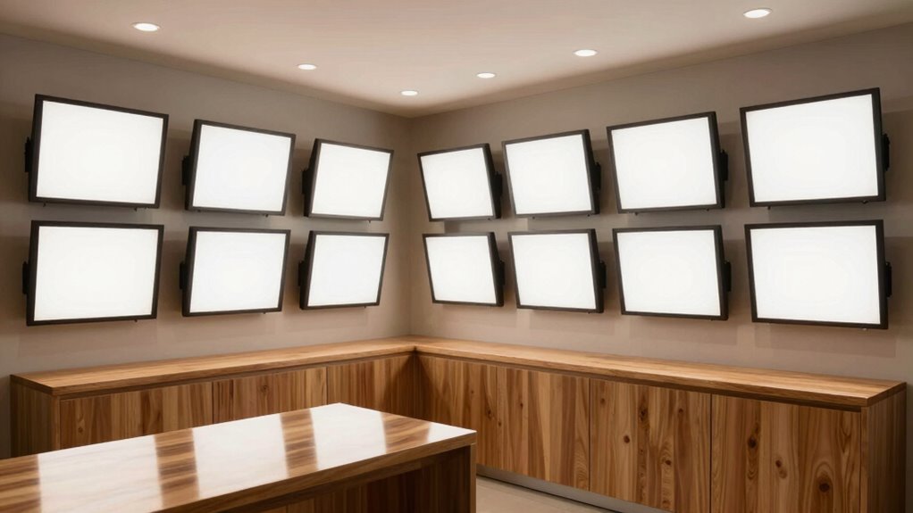 even lighting with multiple sources