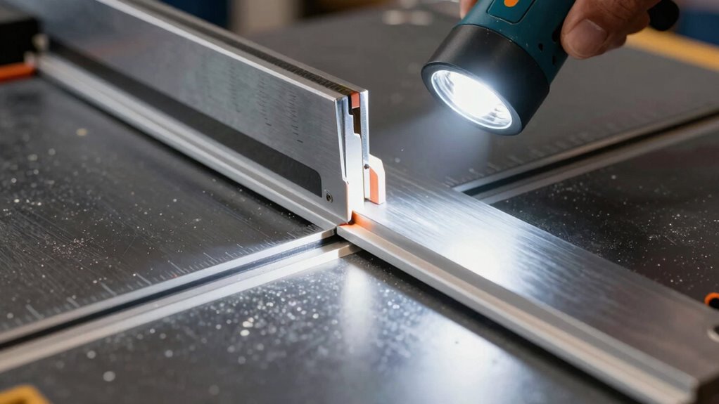 fence alignment and blade sharpness