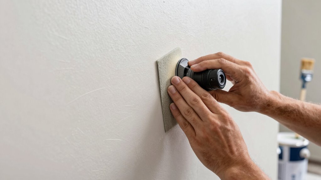 final touch up and curing