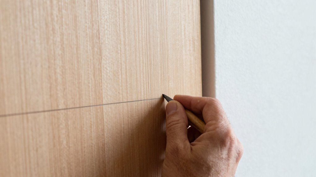 final wall alignment checks