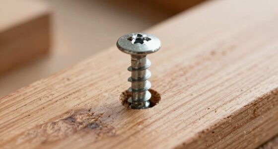 flush screw countersinking technique