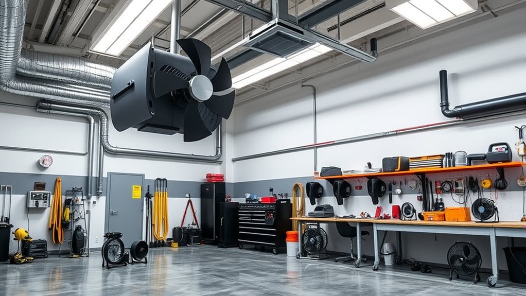 garage workshop ventilation considerations