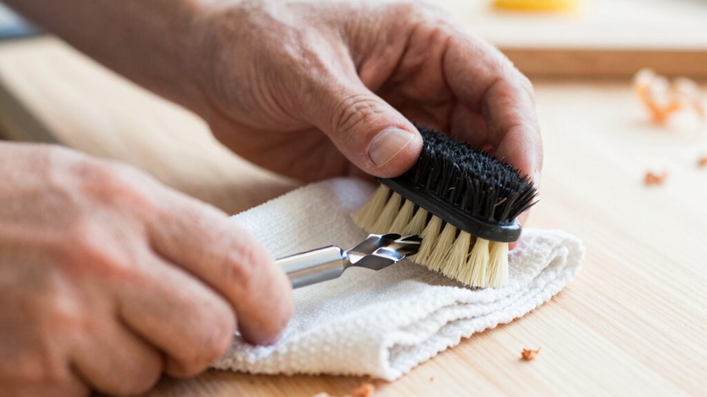 gentle cleaning preserves sharpness