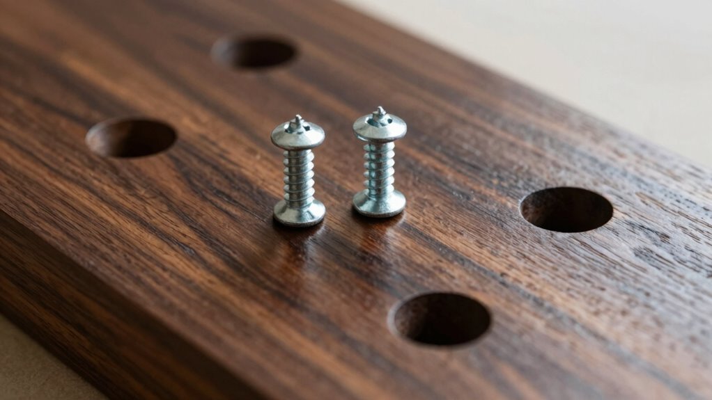 hardwood screw pilot holes