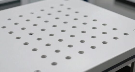 hole grid enhances precision