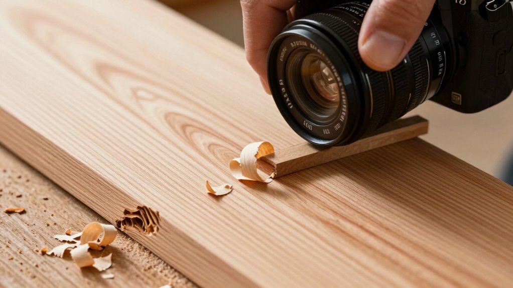 identify wood grain visually