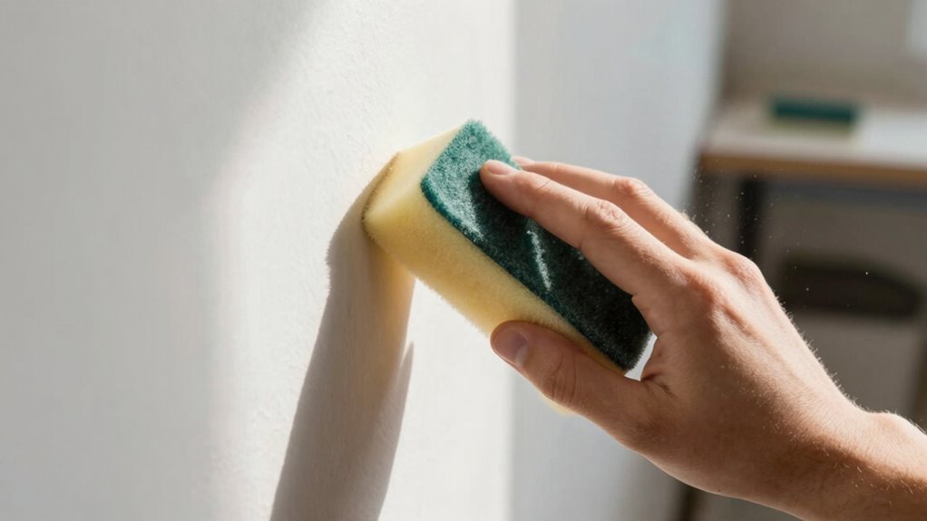 inside corner sanding technique