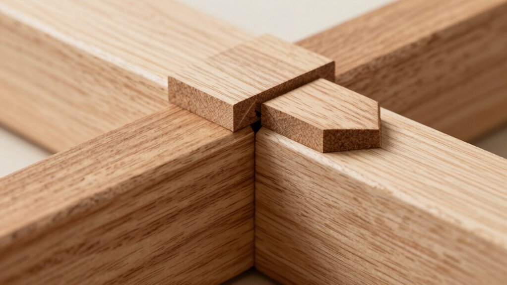 interlocking shapes strengthen joints