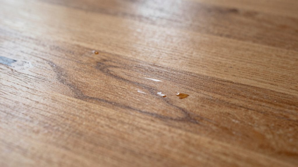 invisible adhesive residue detection