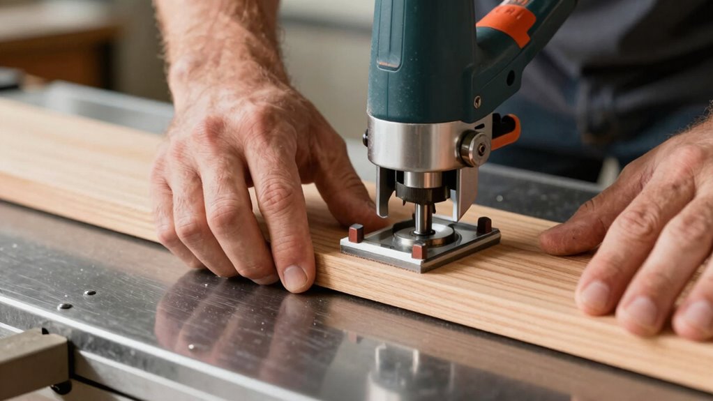 keep hands behind cutter